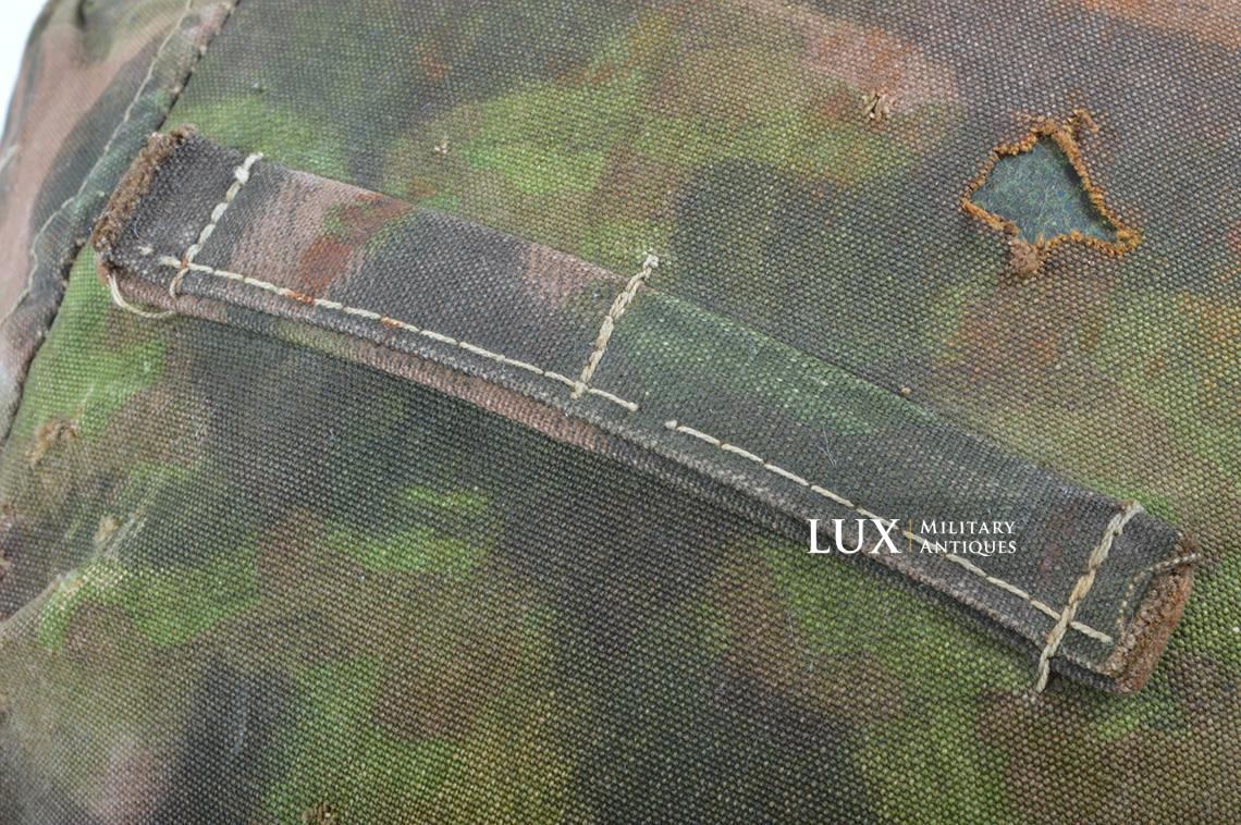 Rare Waffen-SS Combat Helmet Cover in « Blurred Edge » - photo 22