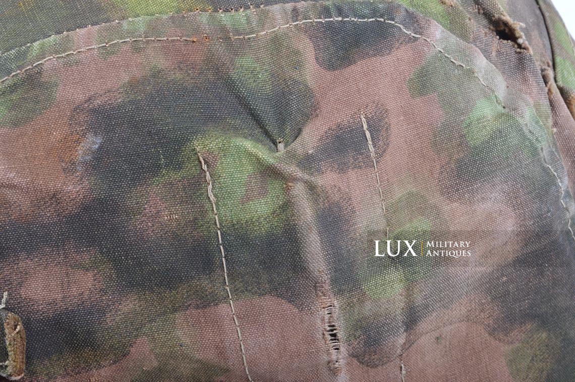 Rare Waffen-SS Combat Helmet Cover in « Blurred Edge » - photo 24
