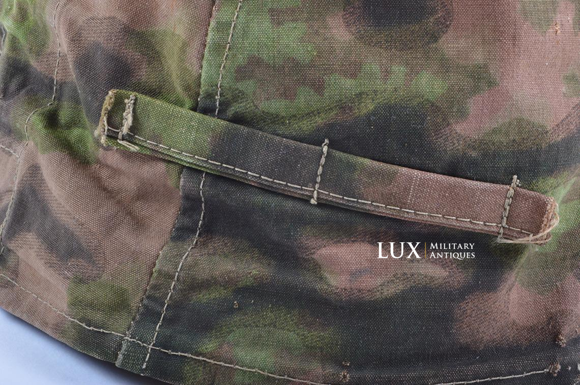 Rare Waffen-SS Combat Helmet Cover in « Blurred Edge » - photo 27