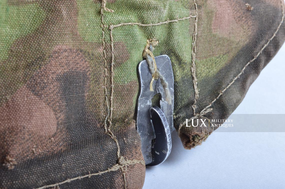 Rare Waffen-SS Combat Helmet Cover in « Blurred Edge » - photo 30