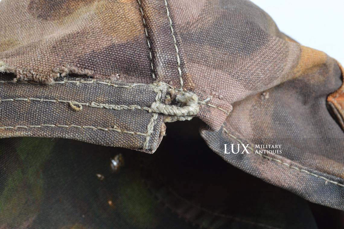 Rare Waffen-SS Combat Helmet Cover in « Blurred Edge » - photo 38