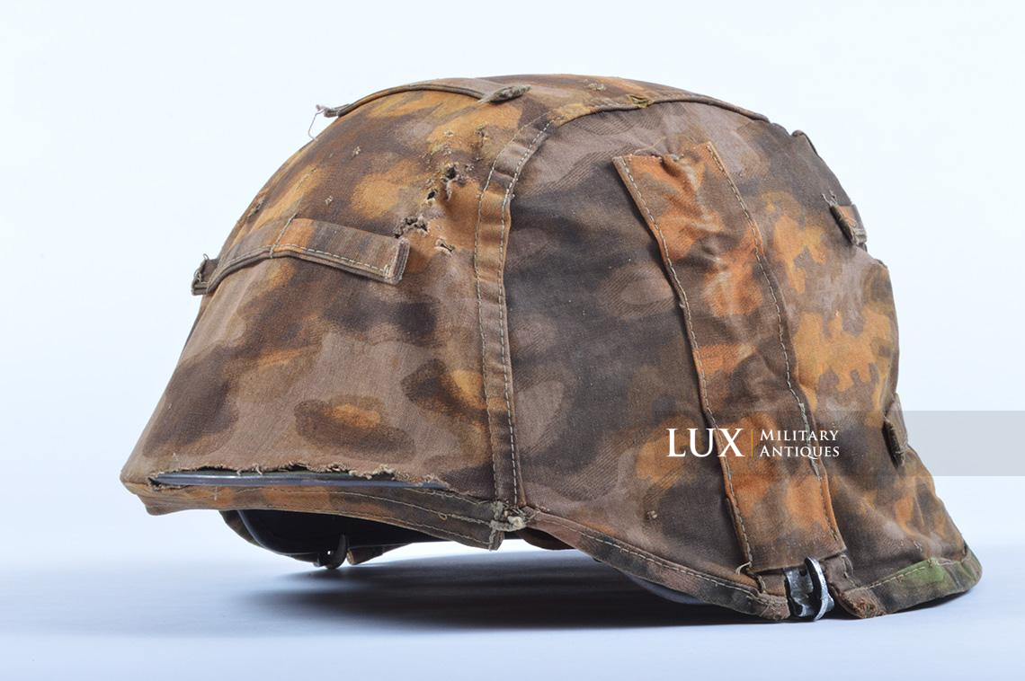 Rare Waffen-SS Combat Helmet Cover in « Blurred Edge » - photo 41