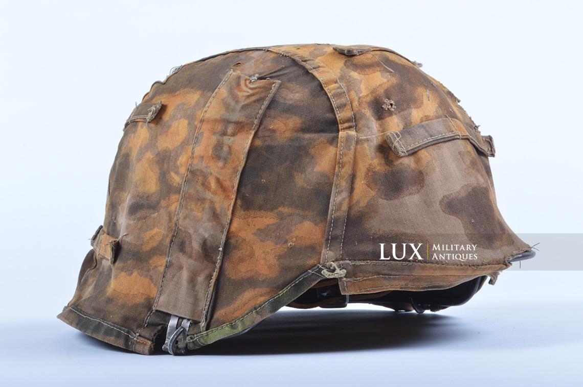 Rare Waffen-SS Combat Helmet Cover in « Blurred Edge » - photo 43