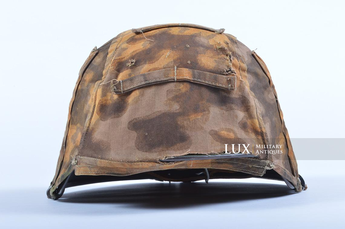 Rare Waffen-SS Combat Helmet Cover in « Blurred Edge » - photo 42