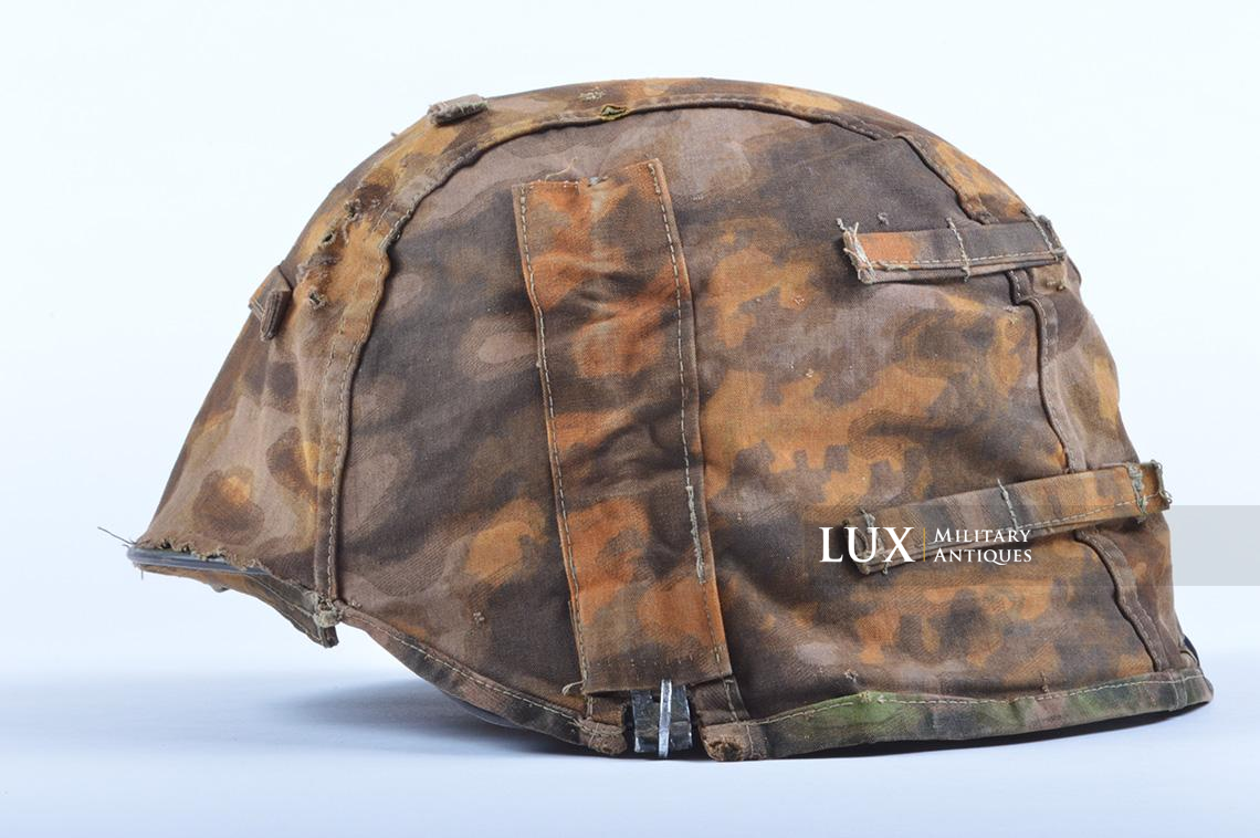Rare Waffen-SS Combat Helmet Cover in « Blurred Edge » - photo 40