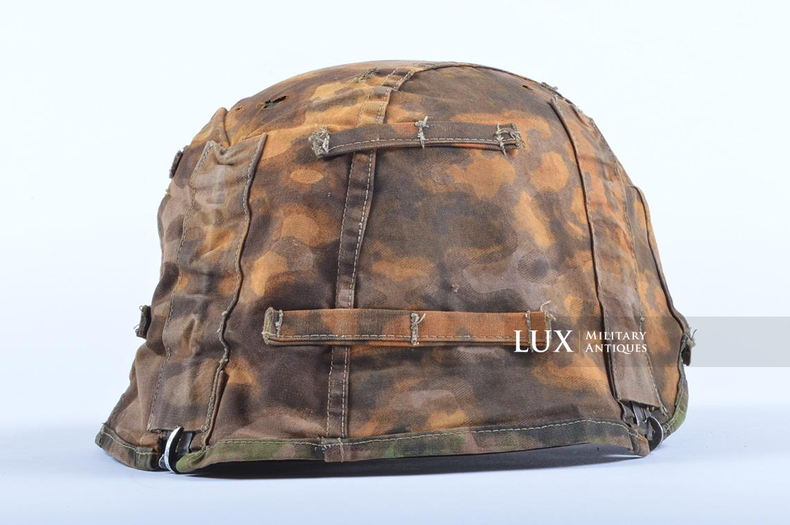 Rare Waffen-SS Combat Helmet Cover in « Blurred Edge » - photo 45