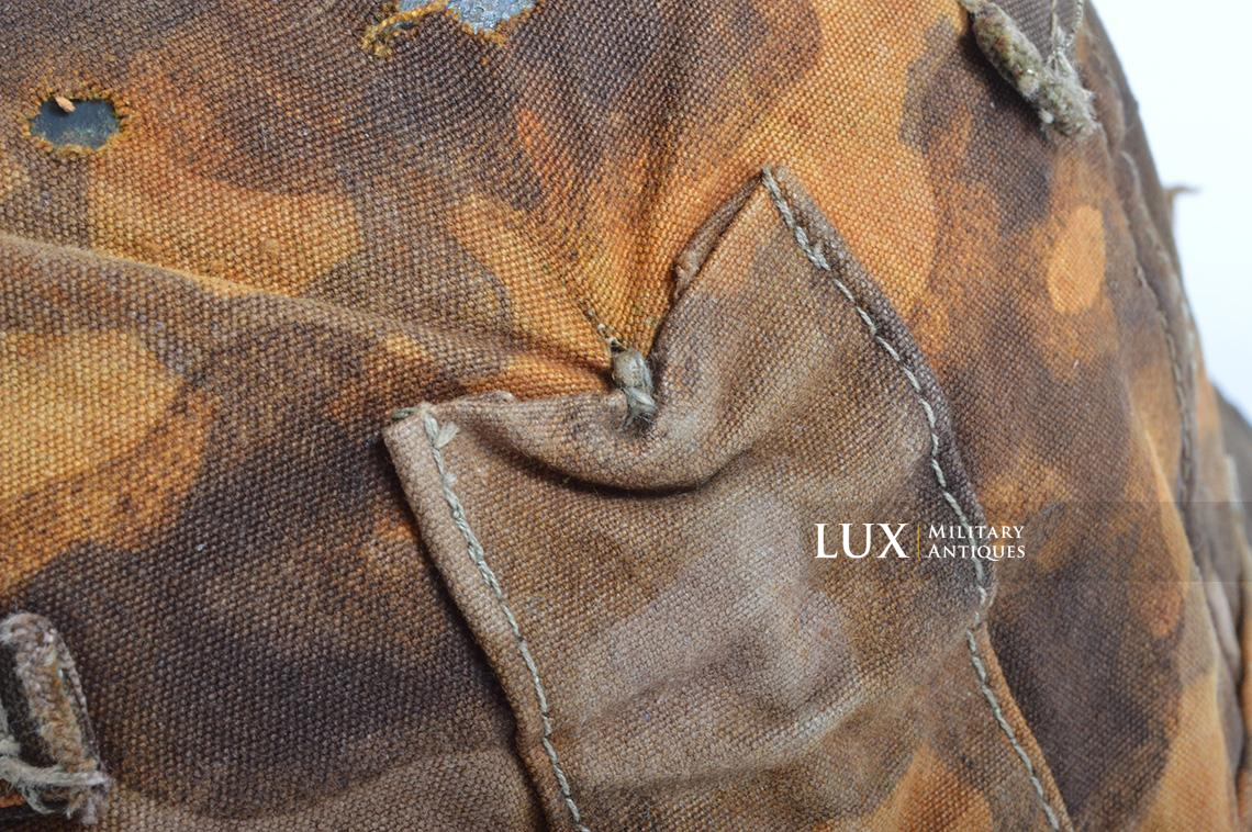 Rare Waffen-SS Combat Helmet Cover in « Blurred Edge » - photo 53