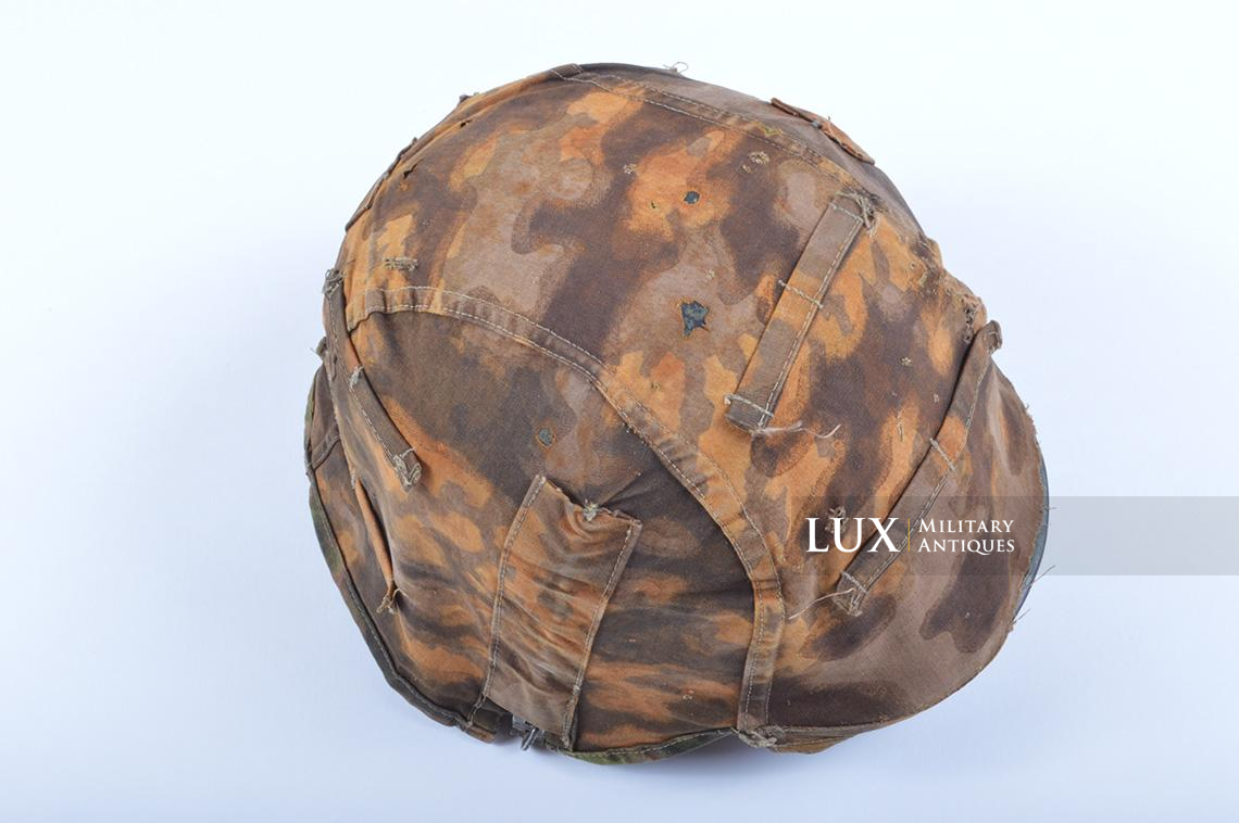 Rare Waffen-SS Combat Helmet Cover in « Blurred Edge » - photo 48
