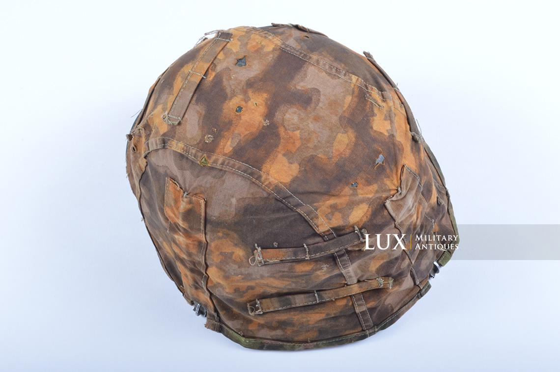 Rare Waffen-SS Combat Helmet Cover in « Blurred Edge » - photo 49