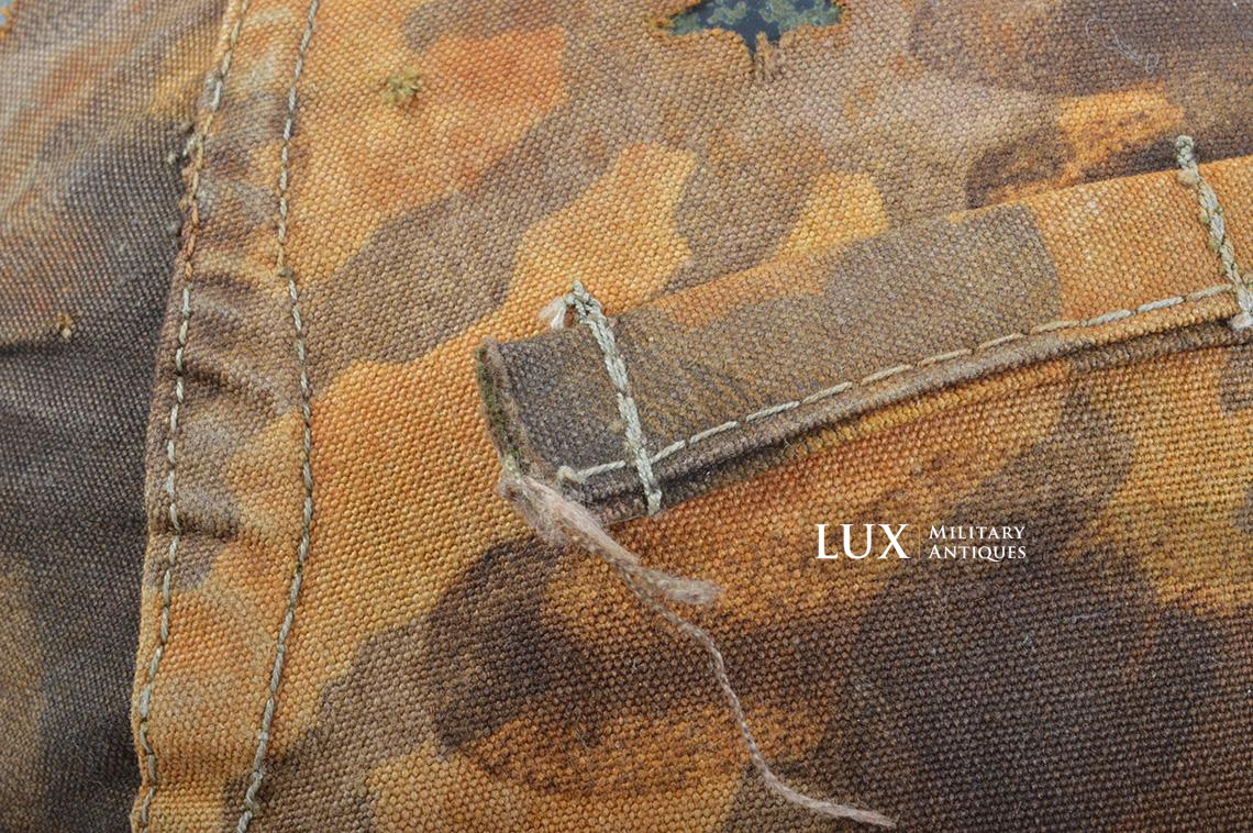 Rare Waffen-SS Combat Helmet Cover in « Blurred Edge » - photo 64