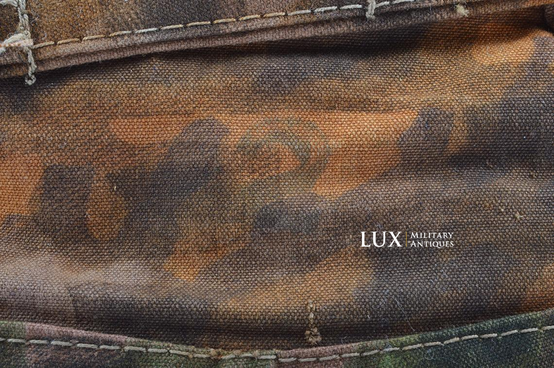 Rare Waffen-SS Combat Helmet Cover in « Blurred Edge » - photo 50