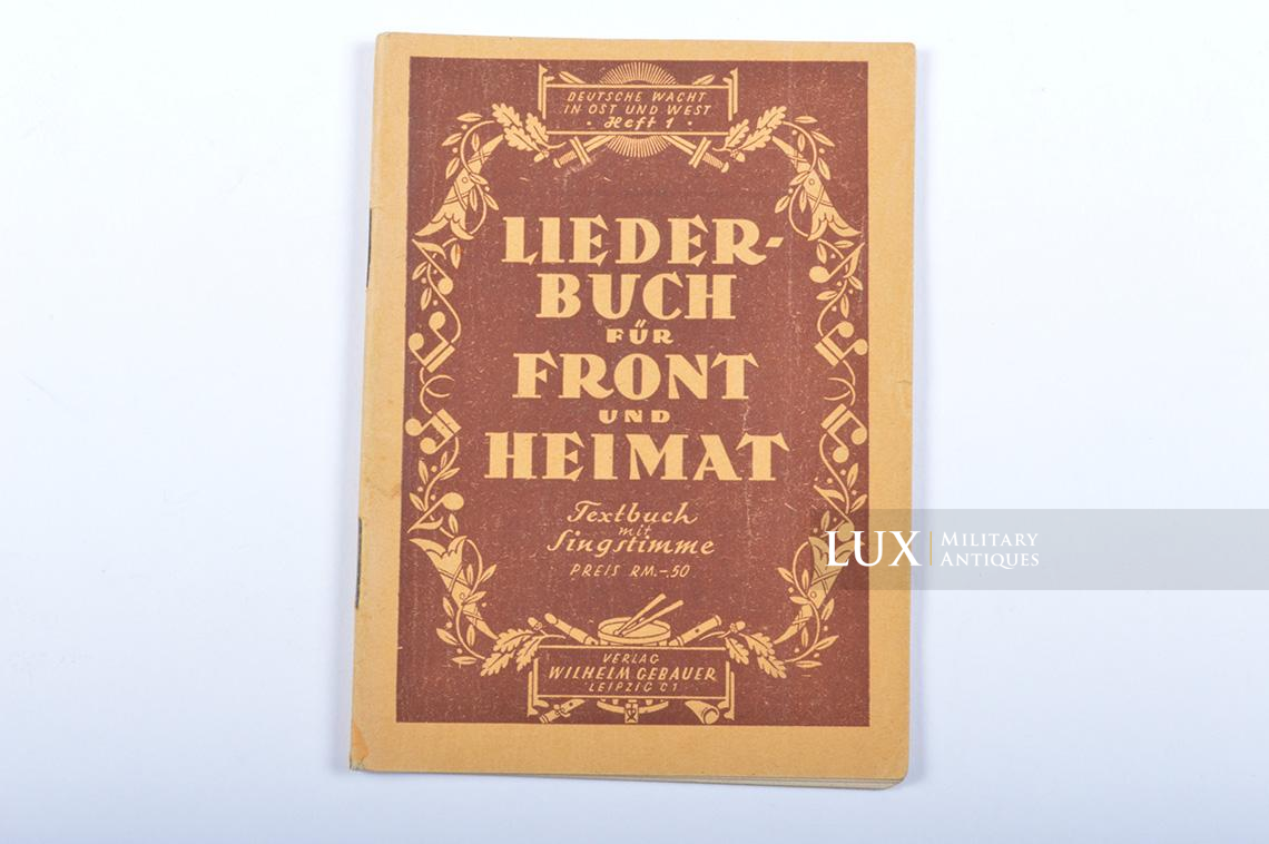 German Soldier's songs booklet « Liederbuch für Front & Heimat » - photo 4