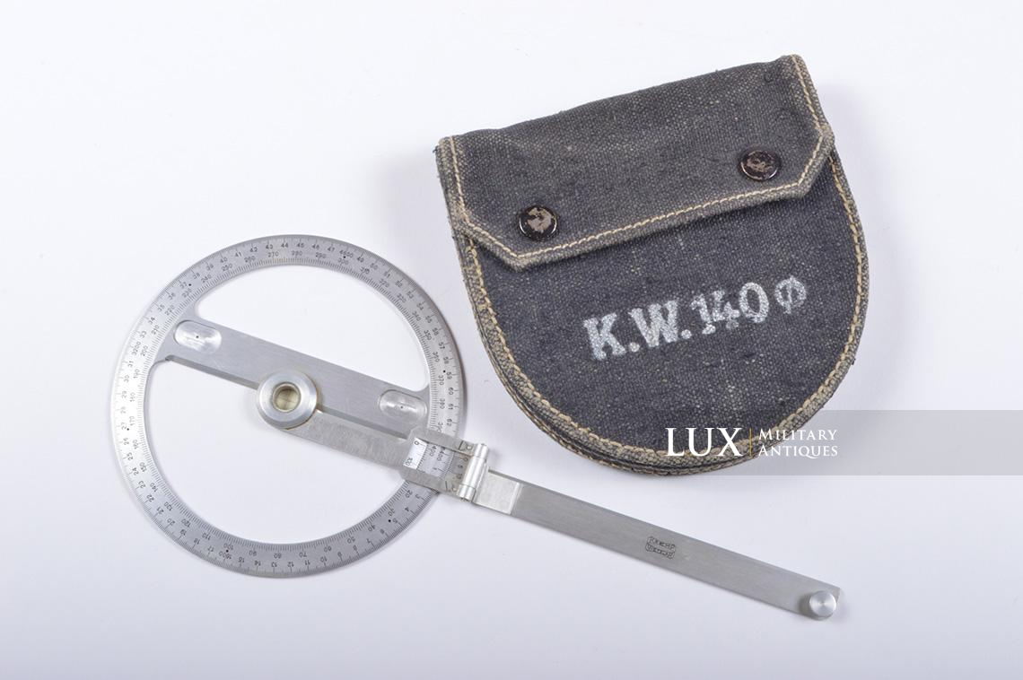 Instrument de mesure de distance sur carte pour l’artillerie, « Kartenwinkelmesser » - photo 4