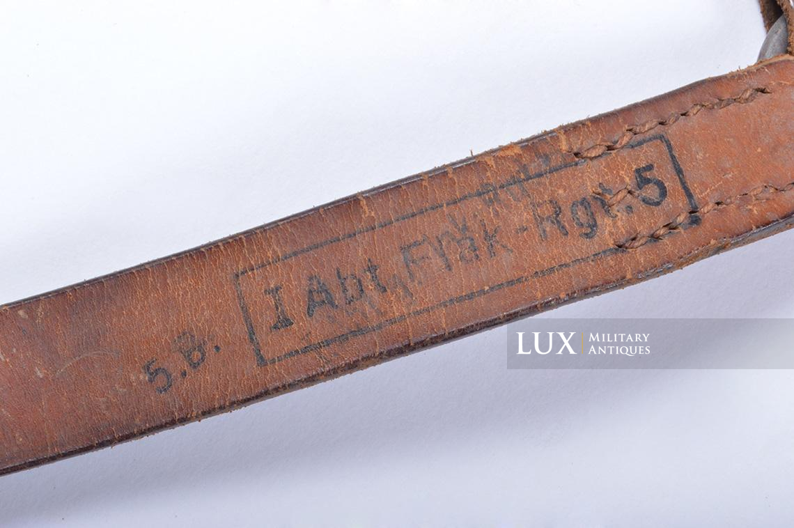 Early Luftwaffe Y-straps, « I Abt.Flak-Rgt.5 » - photo 16
