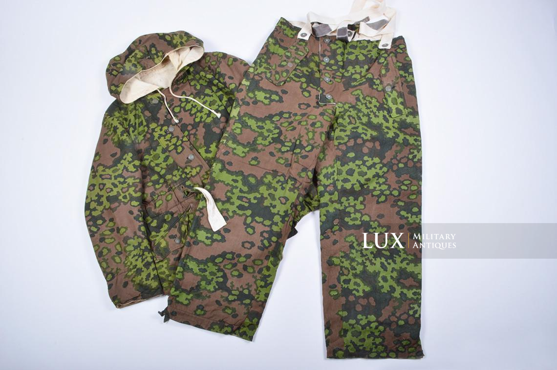 German oak leaf spring pattern reversible Waffen-SS parka and trousers, 1st model - photo 4