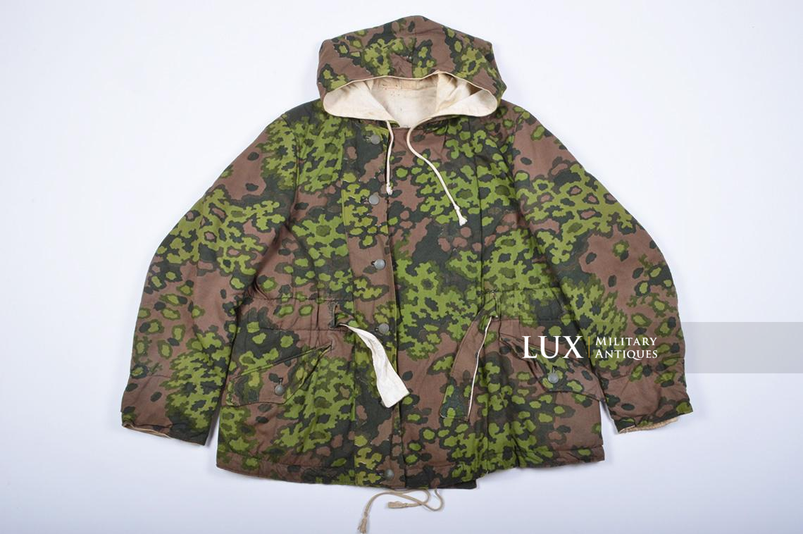 German oak leaf spring pattern reversible Waffen-SS parka and trousers, 1st model - photo 7