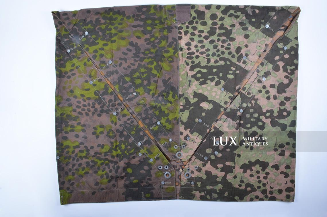 Rare toile de tente Waffen-SS fin de guerre, camouflage platane - photo 4