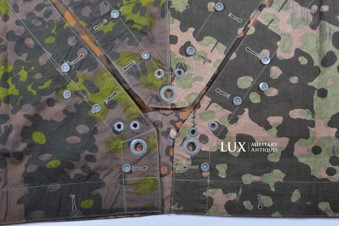 Rare toile de tente Waffen-SS fin de guerre, camouflage platane - photo 7