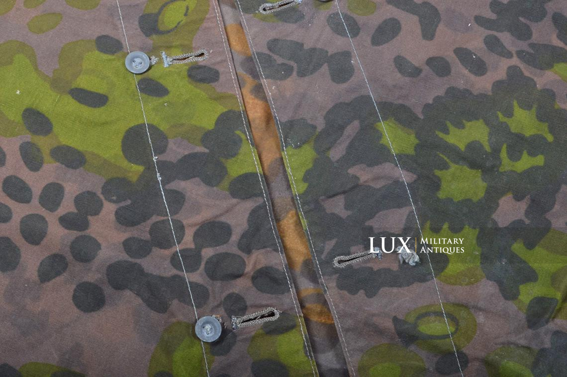 Rare toile de tente Waffen-SS fin de guerre, camouflage platane - photo 8