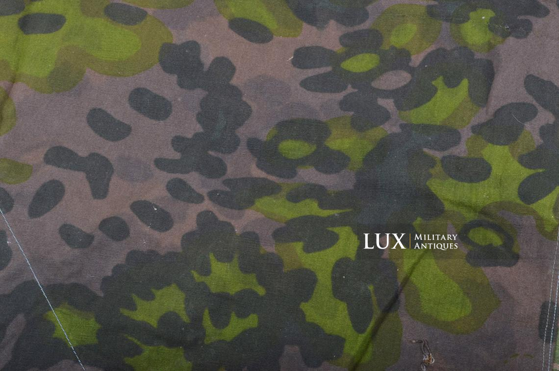Rare toile de tente Waffen-SS fin de guerre, camouflage platane - photo 9