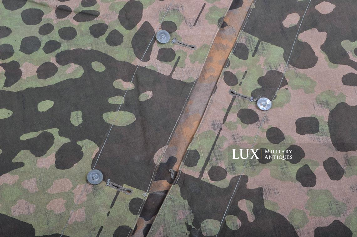 Rare toile de tente Waffen-SS fin de guerre, camouflage platane - photo 10