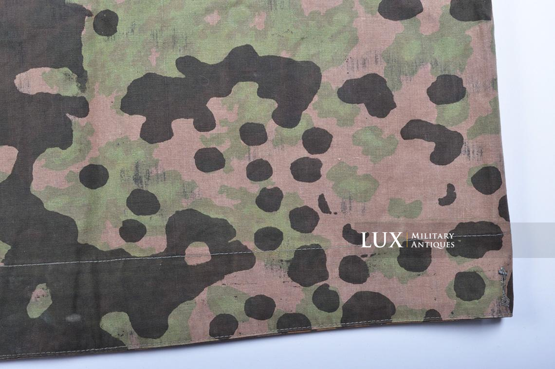 Rare toile de tente Waffen-SS fin de guerre, camouflage platane - photo 11