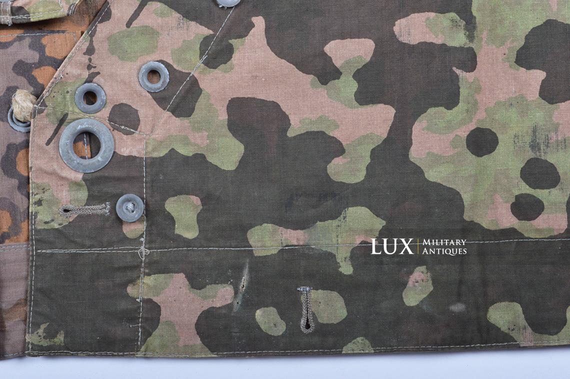 Rare toile de tente Waffen-SS fin de guerre, camouflage platane - photo 12