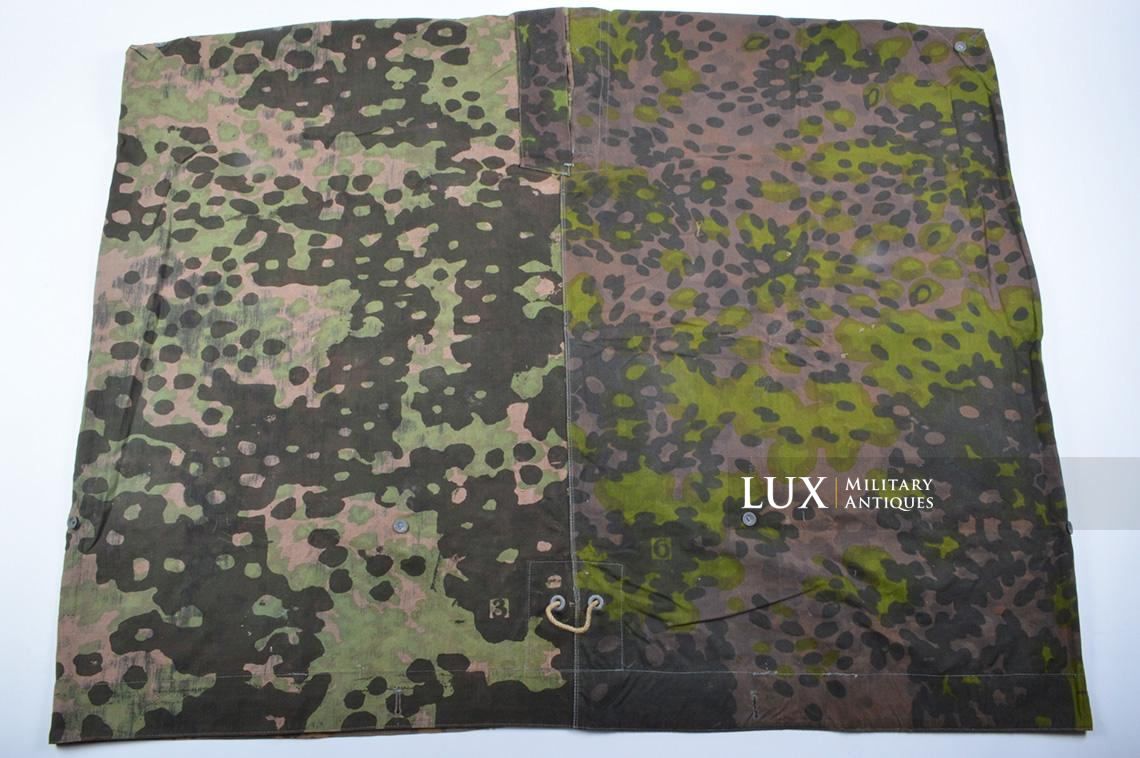 Rare toile de tente Waffen-SS fin de guerre, camouflage platane - photo 14