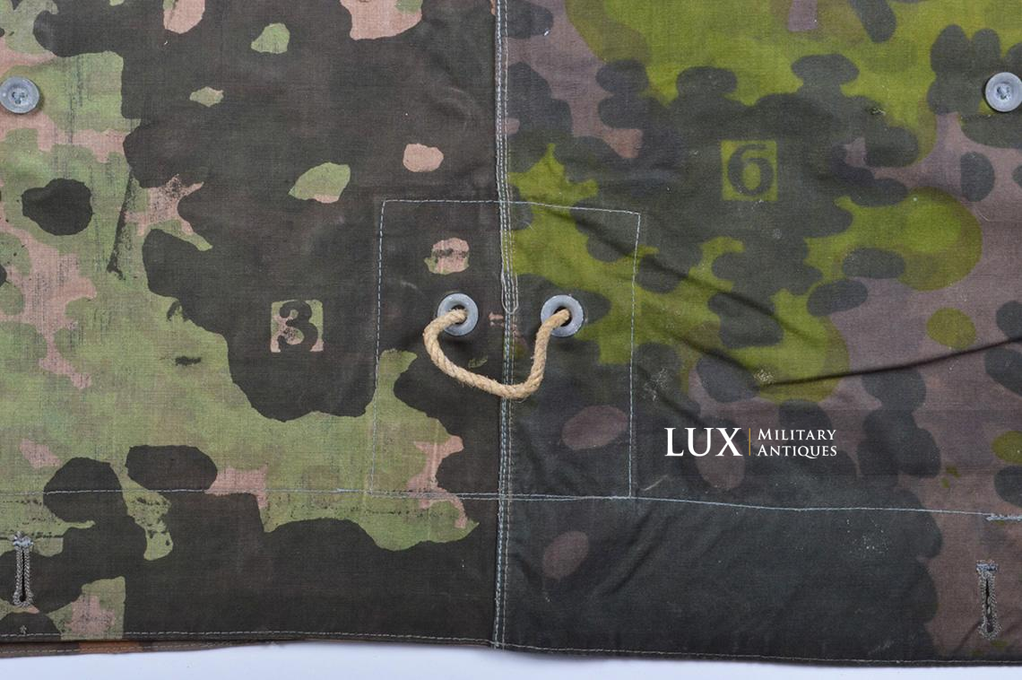 Rare late-war Waffen-SS camouflage quarter shelter/poncho - photo 15
