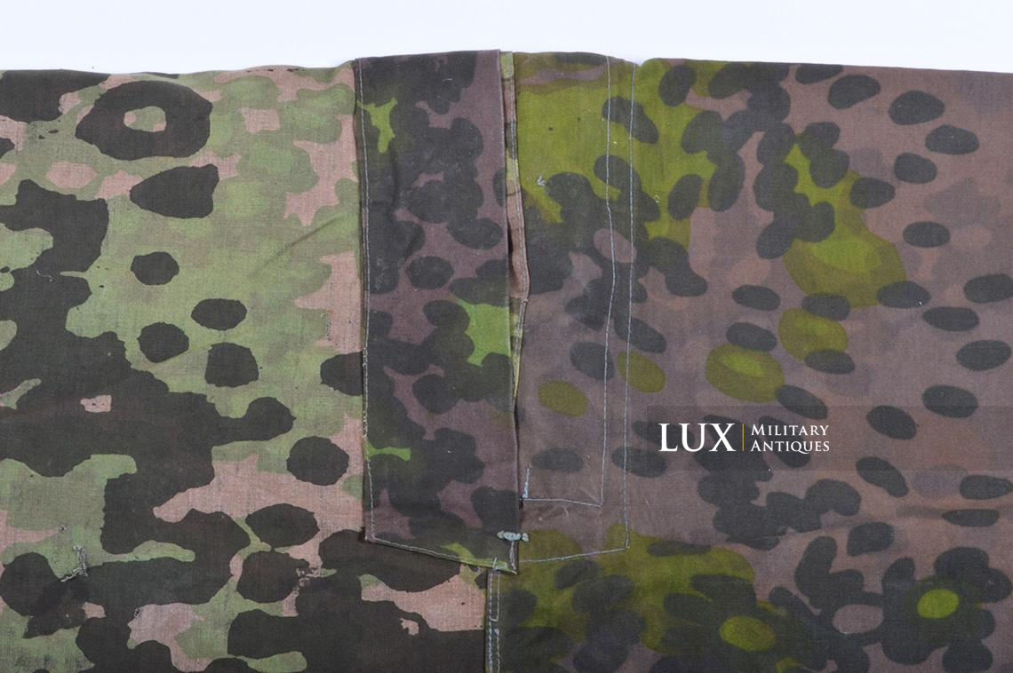 Rare toile de tente Waffen-SS fin de guerre, camouflage platane - photo 17