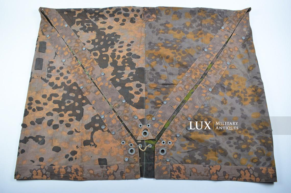 Rare toile de tente Waffen-SS fin de guerre, camouflage platane - photo 21