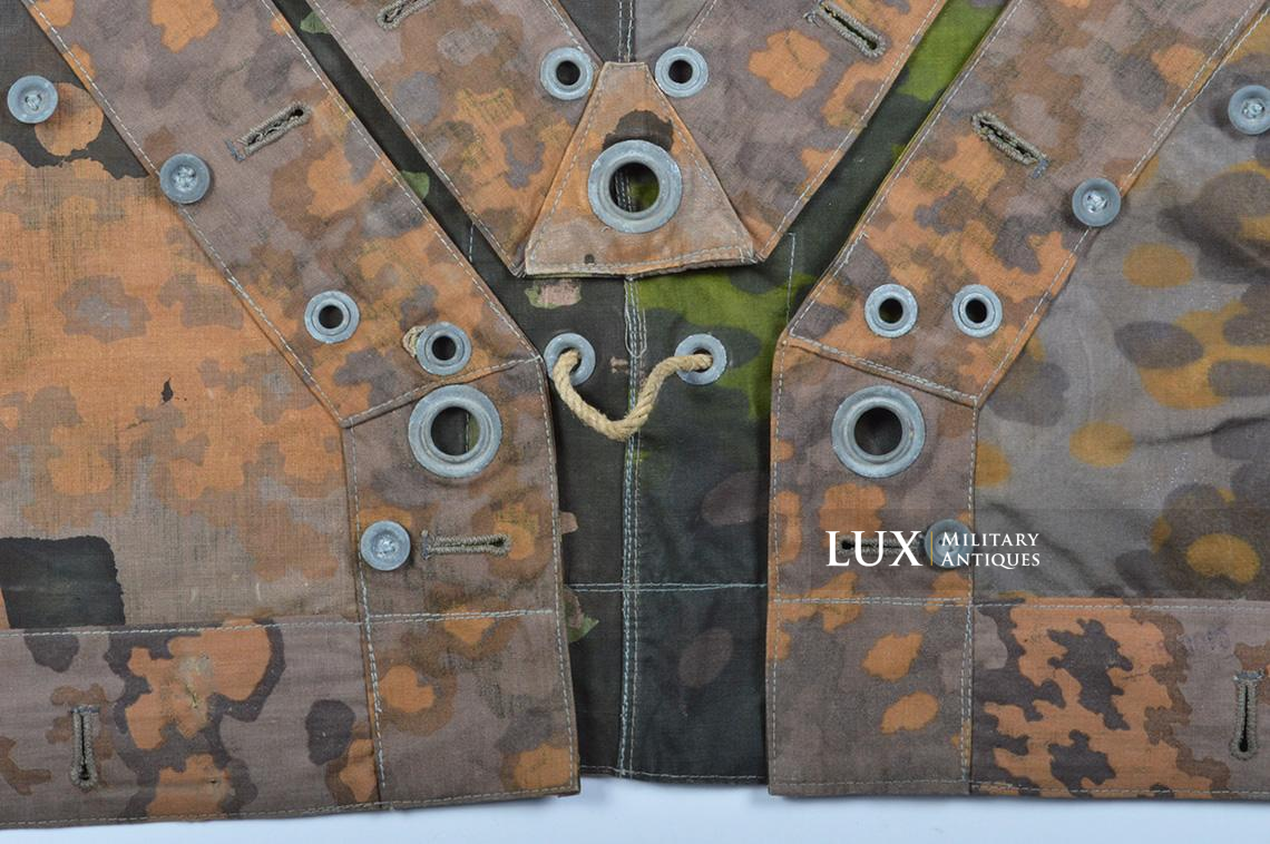Rare toile de tente Waffen-SS fin de guerre, camouflage platane - photo 22