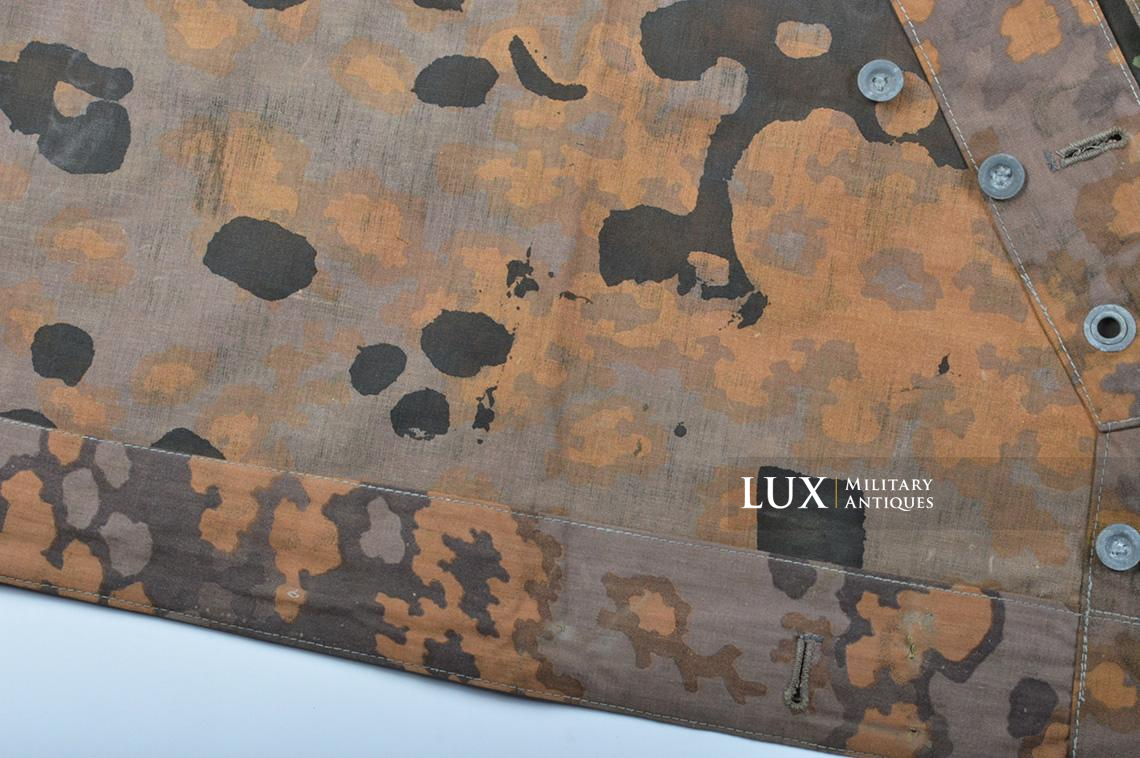 Rare toile de tente Waffen-SS fin de guerre, camouflage platane - photo 25