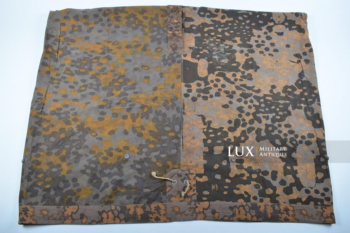 Rare toile de tente Waffen-SS fin de guerre, camouflage platane - photo 27