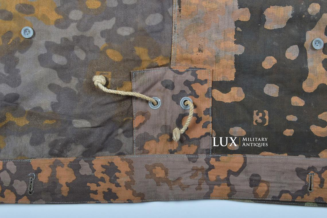 Rare toile de tente Waffen-SS fin de guerre, camouflage platane - photo 28