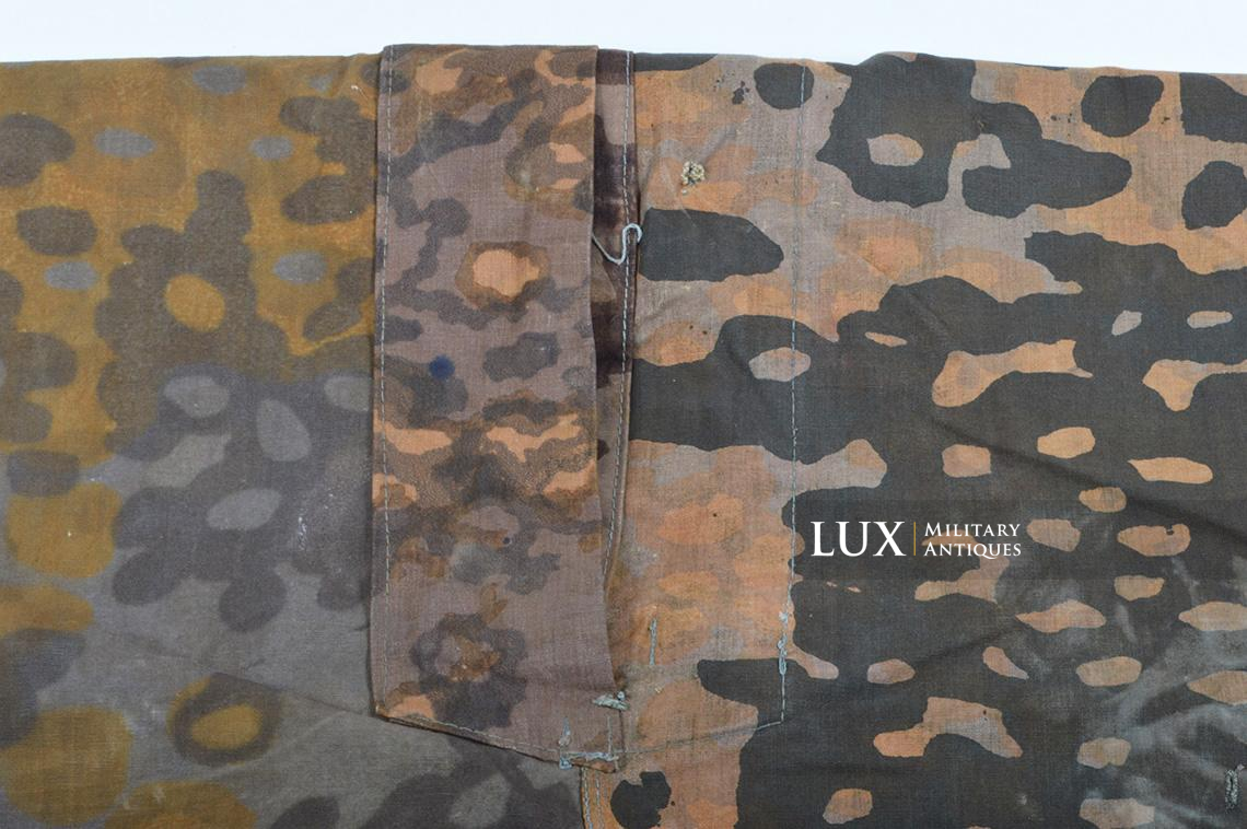 Rare toile de tente Waffen-SS fin de guerre, camouflage platane - photo 30