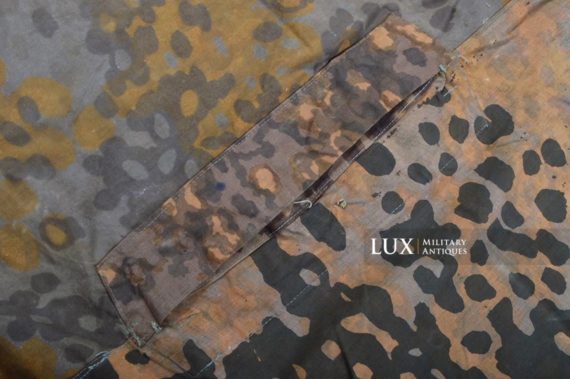 Rare toile de tente Waffen-SS fin de guerre, camouflage platane - photo 32