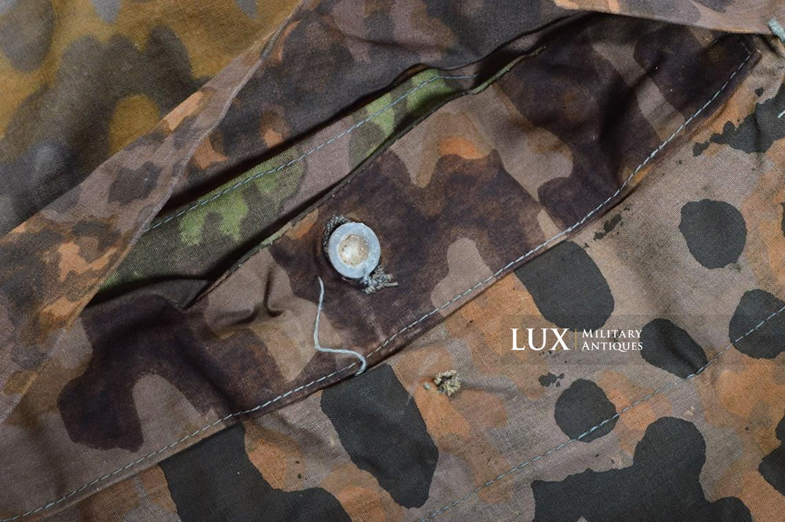 Rare toile de tente Waffen-SS fin de guerre, camouflage platane - photo 33