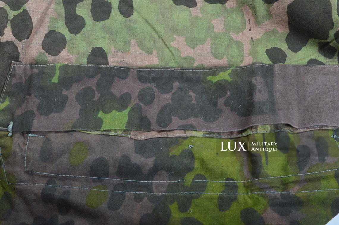 Rare toile de tente Waffen-SS fin de guerre, camouflage platane - photo 34