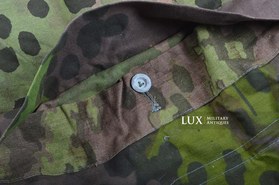 Rare toile de tente Waffen-SS fin de guerre, camouflage platane - photo 35