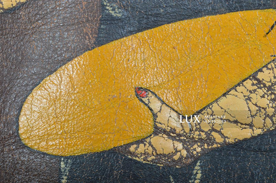 USAAF type A-2 Painted Flight Jacket « LT. RICHARD D. LODGE » Grouping , 859th Bomb Squadron , 8th Air Force , ETO - photo 32