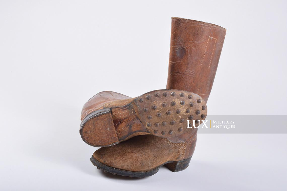 Rare paire de bottes réglementaire Waffen-SS « VA 104/41 SS » - photo 7