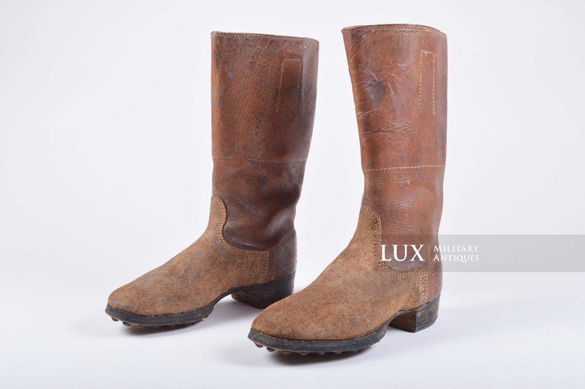 Rare paire de bottes réglementaire Waffen-SS « VA 104/41 SS » - photo 4