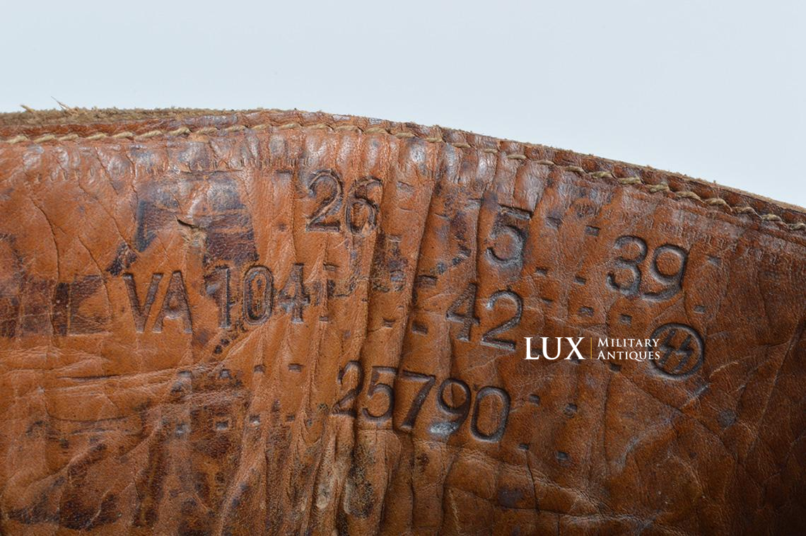 Rare paire de bottes réglementaire Waffen-SS « VA 104/41 SS » - photo 17