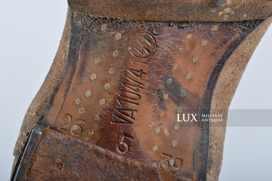 Rare paire de bottes réglementaire Waffen-SS « VA 104/41 SS » - photo 23