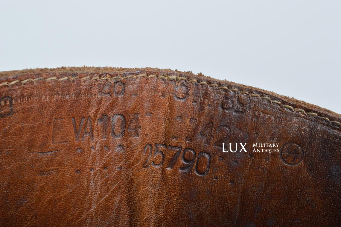 Rare paire de bottes réglementaire Waffen-SS « VA 104/41 SS » - photo 27