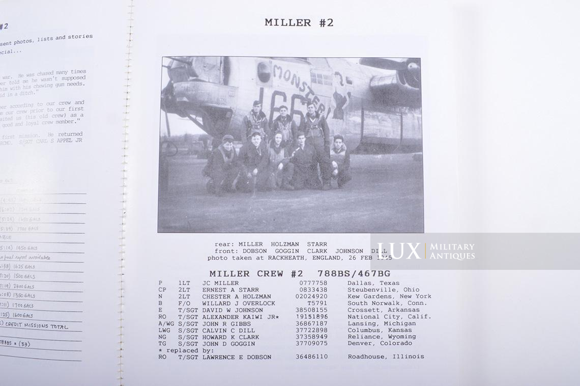USAAF type A-2 Painted Flight Jacket « LT. RICHARD D. LODGE » Grouping , 859th Bomb Squadron , 8th Air Force , ETO - photo 59
