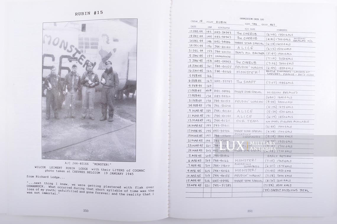 USAAF type A-2 Painted Flight Jacket « LT. RICHARD D. LODGE » Grouping , 859th Bomb Squadron , 8th Air Force , ETO - photo 69