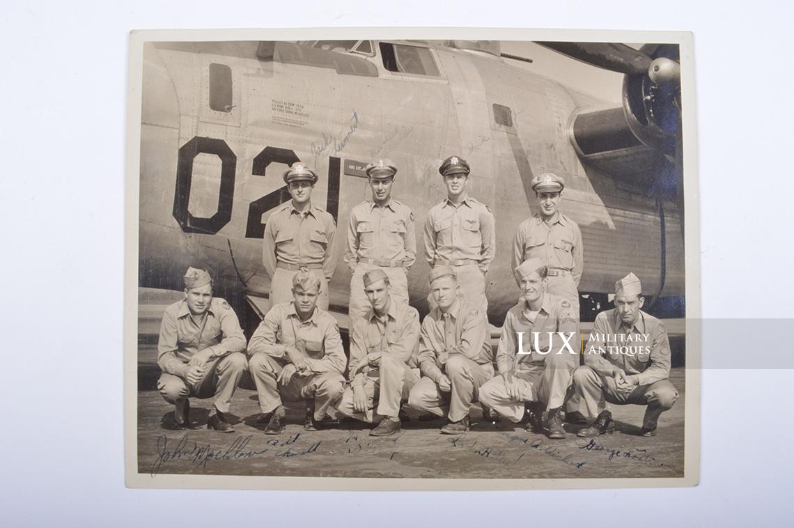 USAAF type A-2 Painted Flight Jacket « LT. RICHARD D. LODGE » Grouping , 859th Bomb Squadron , 8th Air Force , ETO - photo 72