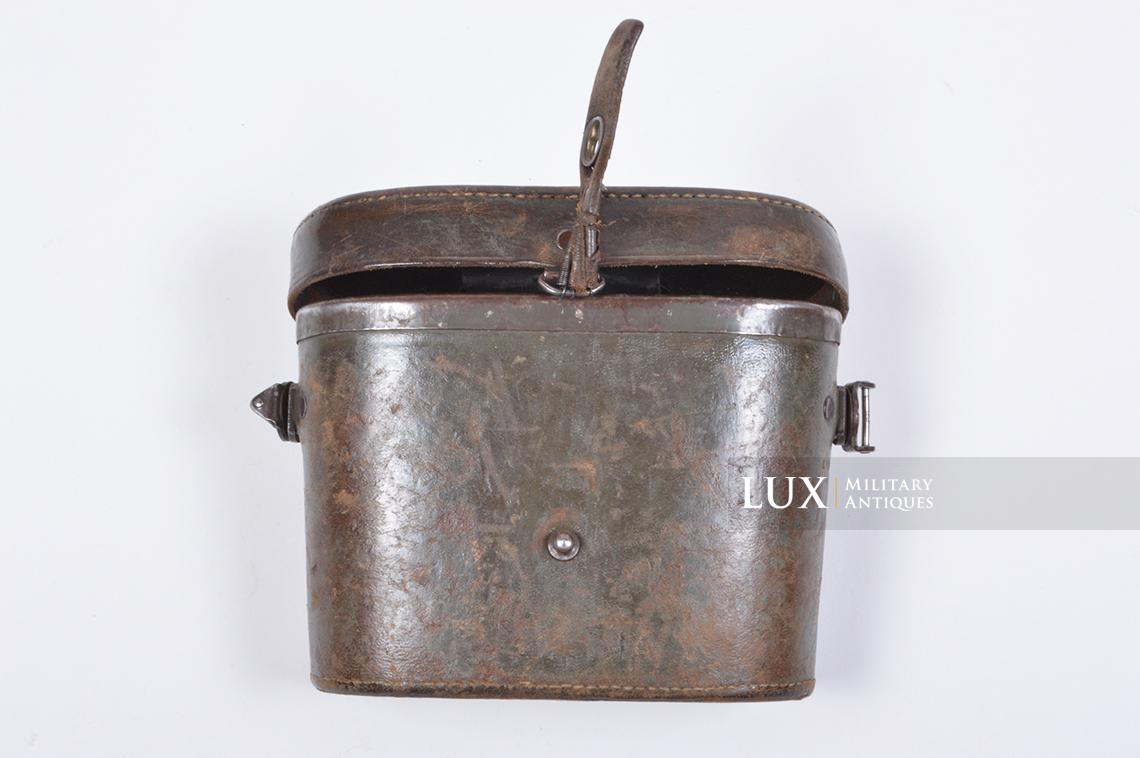 German camouflage binoculars case, named to a « Feldwebel » - photo 19